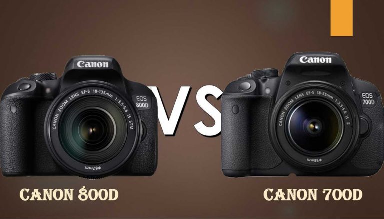 Canon 800D vs Canon 700D – A comparação