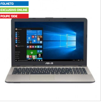 PORTÁTIL ASUS COM 130€ DESCONTO DIRETO