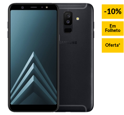 Smartphone SAMSUNG Galaxy A6+ 32 GB Preto 10% Desconto