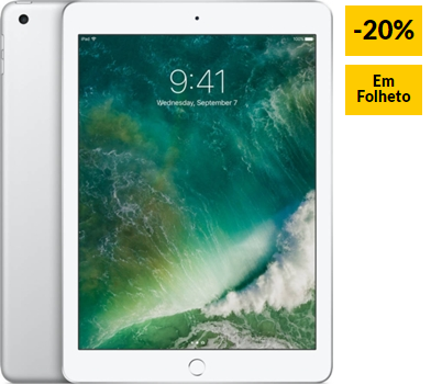 iPad 9.7” APPLE Wi-Fi 32GB Silver 20% Desconto