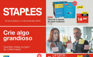 Staples – até 14 de Novembro