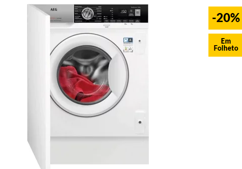Máquina de Lavar e Secar Roupa Encastre AEG