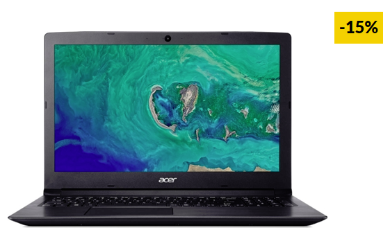 Portátil ACER Aspire 3 A315-53 (15.6” – Intel Core i3-7020U – 4 GB RAM – 1 TB HDD – Intel HD Graphics 620)