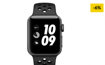 APPLE Watch Nike+ GPS 38 mm Cinzento sideral, Preto