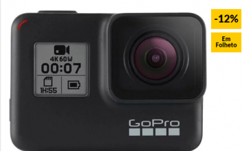 Action cam GOPRO Hero 7 Black (4K – 12 MP – Wi-Fi e Bluetooth)
