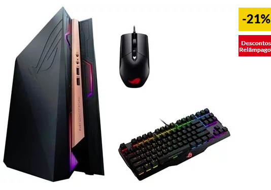 Desktop Gaming ASUS + Teclado + Rato
