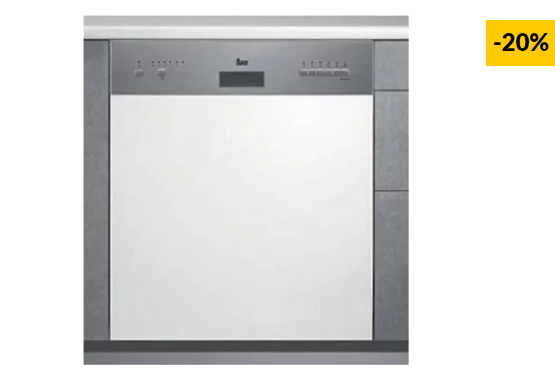 Máquina de Lavar Loiça Encastre TEKA DW 605 S (12 Conjuntos – 60 cm – Inox)