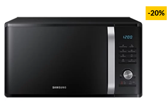 Micro-ondas SAMSUNG MG28J5215AB (28 L – Com Grill – Preto)