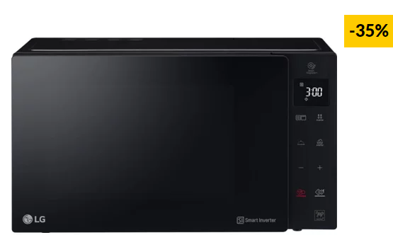 Micro-ondas LG NeoChef MH6535GDS (25 L – Com Grill – Preto)