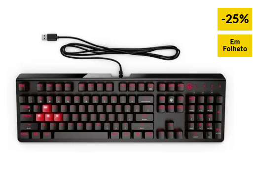 Teclado Gaming HP Keyboard 1100 (USB – UK)