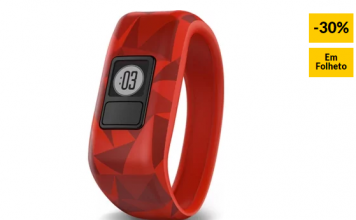 Pulseira Desportiva GARMIN Vivofit Jr. (Bluetooth – Até 1 ano de autonomia – À prova de água – Vermelho)