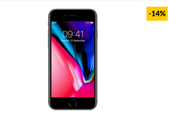 iPhone 8 APPLE (4.7” – 2 GB – 64 GB – Cinzento sideral)