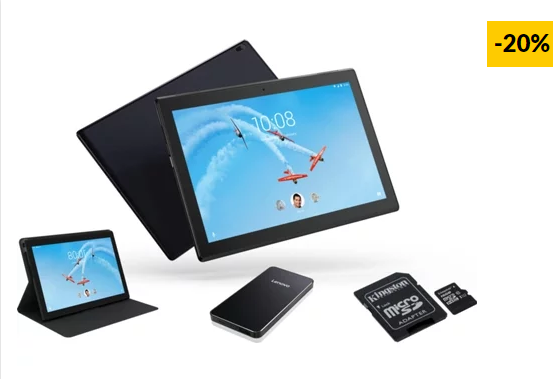 Tablet LENOVO Tab 4 (10.1” – 16 GB – 2 GB RAM – Wi-Fi – Preto)