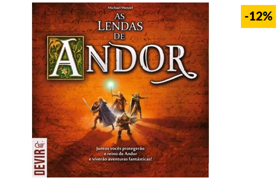 Jogo de Tabuleiro As Lendas de Andor