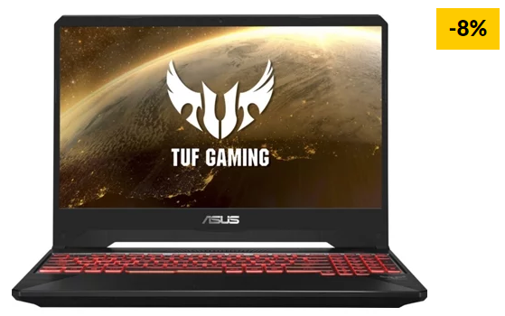 Portátil Gaming ASUS FX505GD (15.6” – Intel Core i7-8750H – 8 GB RAM – 1 TB HDD – NVIDIA GeForce GTX 1050)