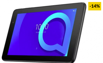 Tablet ALCATEL 1T (7” – 8 GB – 1 GB RAM – Wi-Fi – Preto)