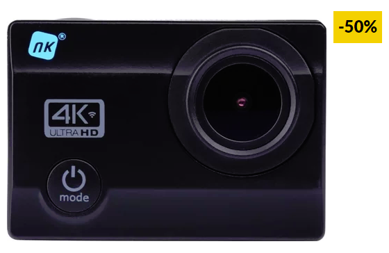 Action cam NK Explorer 10 (4K – 16 MP – Wi-Fi)