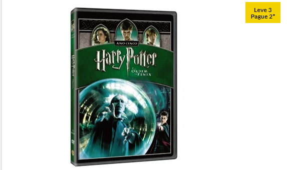DVD Harry Portter e a Ordem de Fénix