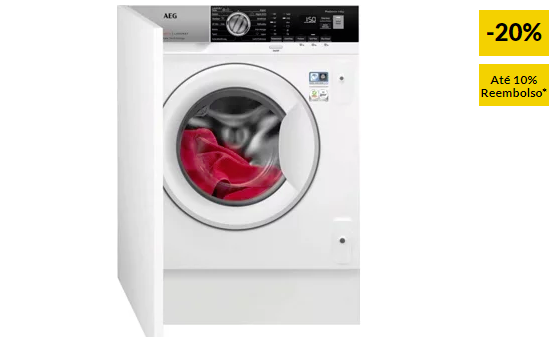 Máquina de Lavar Roupa Encastre