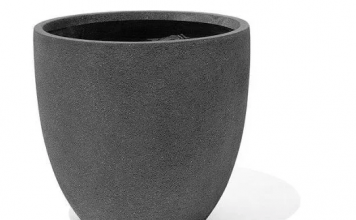 Conjunto 3 Vasos Cinzento Escuro