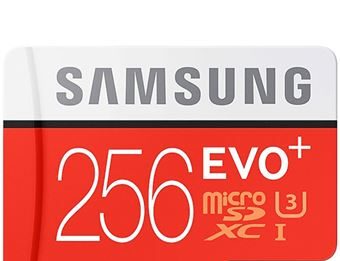 Cartão Memória MicroSDXC Evo+ U3 – 256GB