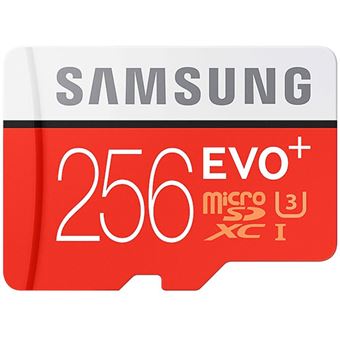 Cartão Memória MicroSDXC Evo+ U3 – 256GB
