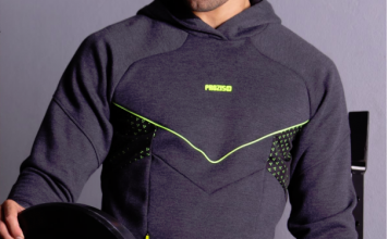 Camisola com capuz X Act – Ozone Grey