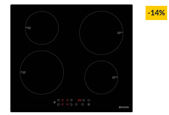 Placa de Indução BECKEN BIH3300 (Elétrica – 59 cm – Preto)