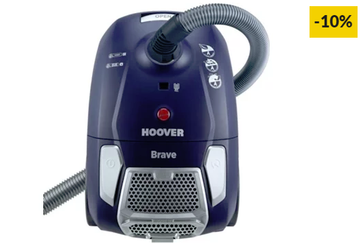 Aspirador com Saco HOOVER Brave