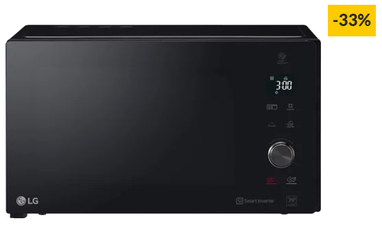 Micro-ondas LG NeoChef MH7265DPS (32 L – Com Grill – Preto)