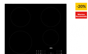 Placa de Indução AEG Hob2Hood IKB64301FB (Elétrica – 59 cm – Preto)