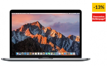 MacBook Pro APPLE Cinzento Sideral – MPXQ2PO (13.3” – Intel Core i5 – RAM: 8 GB – 128 GB SSD – Intel Iris Plus 640)