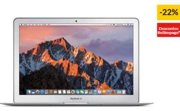 MacBook Air APPLE Prateado – MQD32PO (13.3” – Intel Core i5 – RAM: 8 GB – 128 GB SSD – Intel HD 6000)