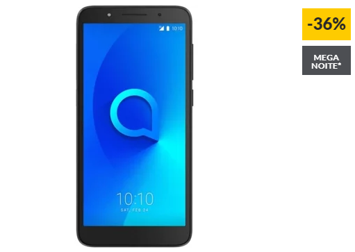 Smartphone ALCATEL 1C (5.3” – 1 GB – 16 GB – Preto)