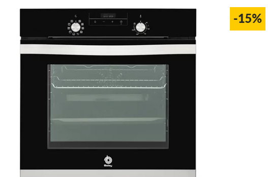 Forno BALAY 3HB4331N0 (71 L – 59.4 cm – Hidrolítico – Preto)