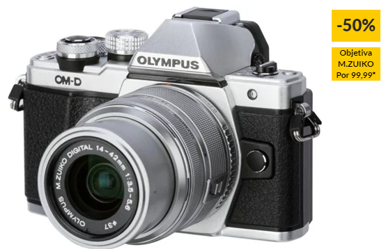 Máquina Fotográfica Mirrorless OLYMPU E-M10 II + 14-42mm