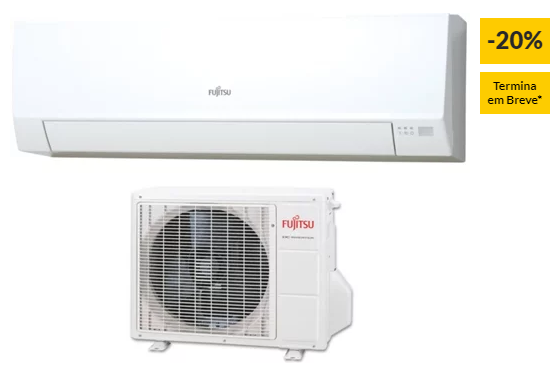 Ar Condicionado FUJITSU ASY25UILLCE 2017 (18 m² – 9000 BTU – Branco)