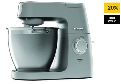 Robô de Cozinha KENWOOD KVL6320S Chef XL Elite (6.7 L – 1400 W – 4 acessórios)