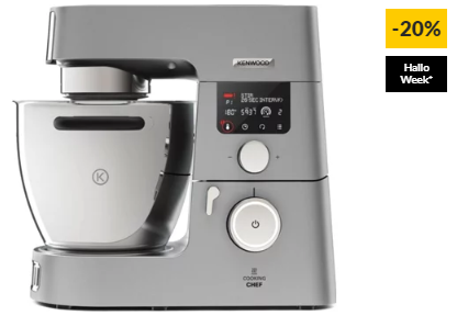 Robô de Cozinha KENWOOD Cooking Chef KCC9060S (6.7 L – 1500 W – 9 acessórios)