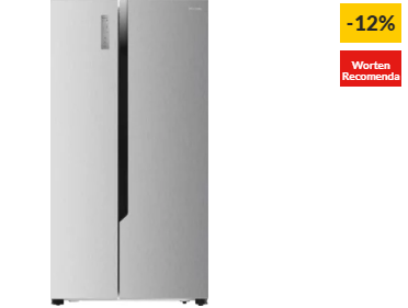 Frigorífico Americano HISENSE RS670N4HC2 (No Frost – 178 cm – 516 L – Inox)