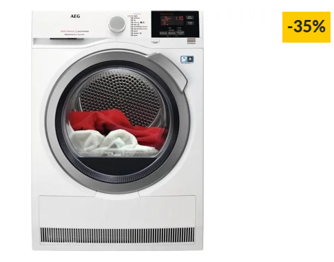 Máquina de Secar Roupa AEG T8DBG862 (8 kg – Bomba de calor – Branco)