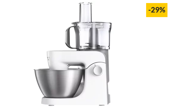 Robô de Cozinha KENWOOD Cozinha KENWOOD (4.3 L – 1000 W – 8 acessórios)