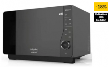 Micro-ondas HOTPOINT MWHA 2622MB (25 L – Com Grill – Preto)