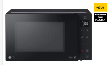 Micro-ondas LG NeoChef MH6336GIB (23 L – Com Grill – Preto)