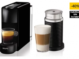 Máquina de Café NESPRESSO Krups XN1118P1 Essenza (19 bar – Preto)
