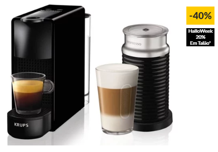 Máquina de Café NESPRESSO Krups XN1118P1 Essenza (19 bar – Preto)