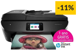 Impressora Multifunções HP ENVY Photo 7830, elegível para HP Instant Ink