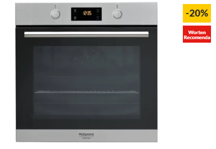 Forno HOTPOINT FA2 841 JH IX HA (71 L – 59.5 cm – Hidrolítico – Inox)