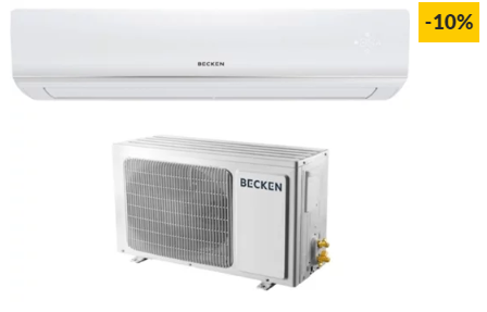 Ar Condicionado BECKEN Bac2326 (32 m² – 18000 BTU – Branco)