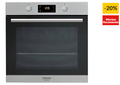 Forno HOTPOINT FA2 841 JH IX HA (71 L – 59.5 cm – Hidrolítico – Inox)